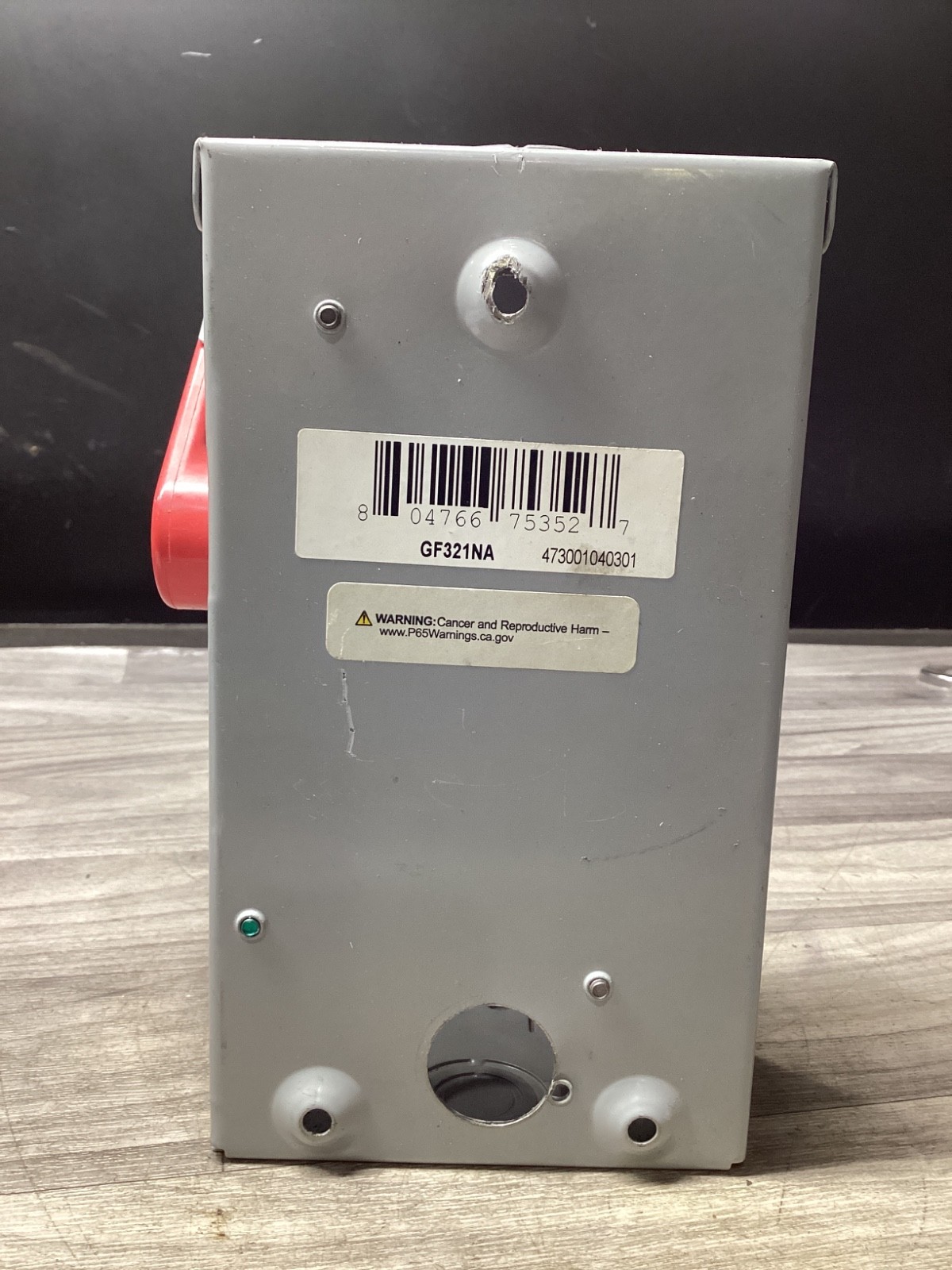 MISSING COVER GF321NA BREAKER #115B139PR3*AC