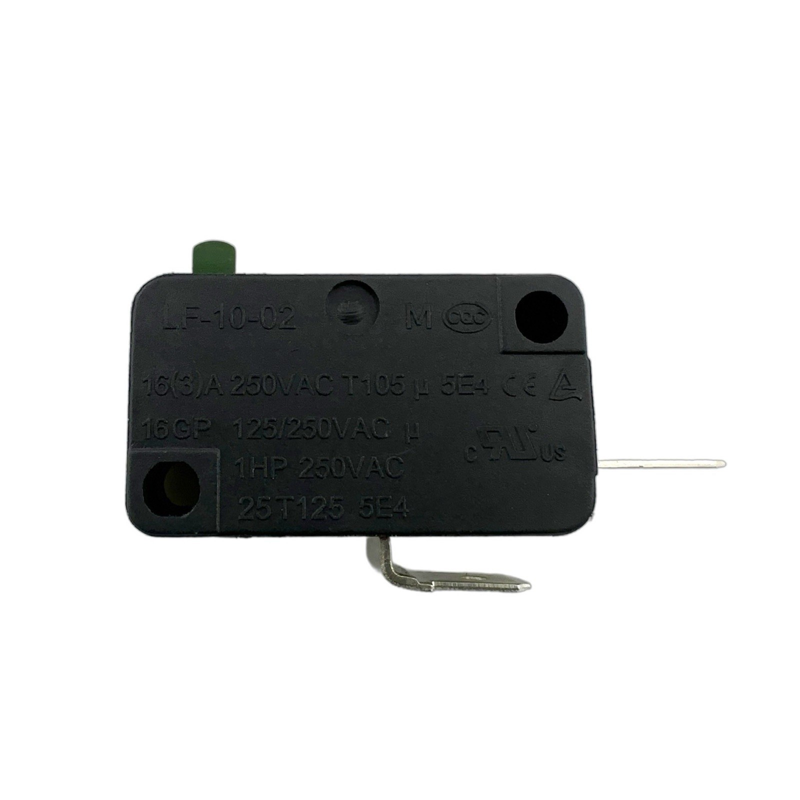 YUYANG LF-10-02 Green 2-Pin Micro Limit Switch 16A 125/250VAC Normally Open