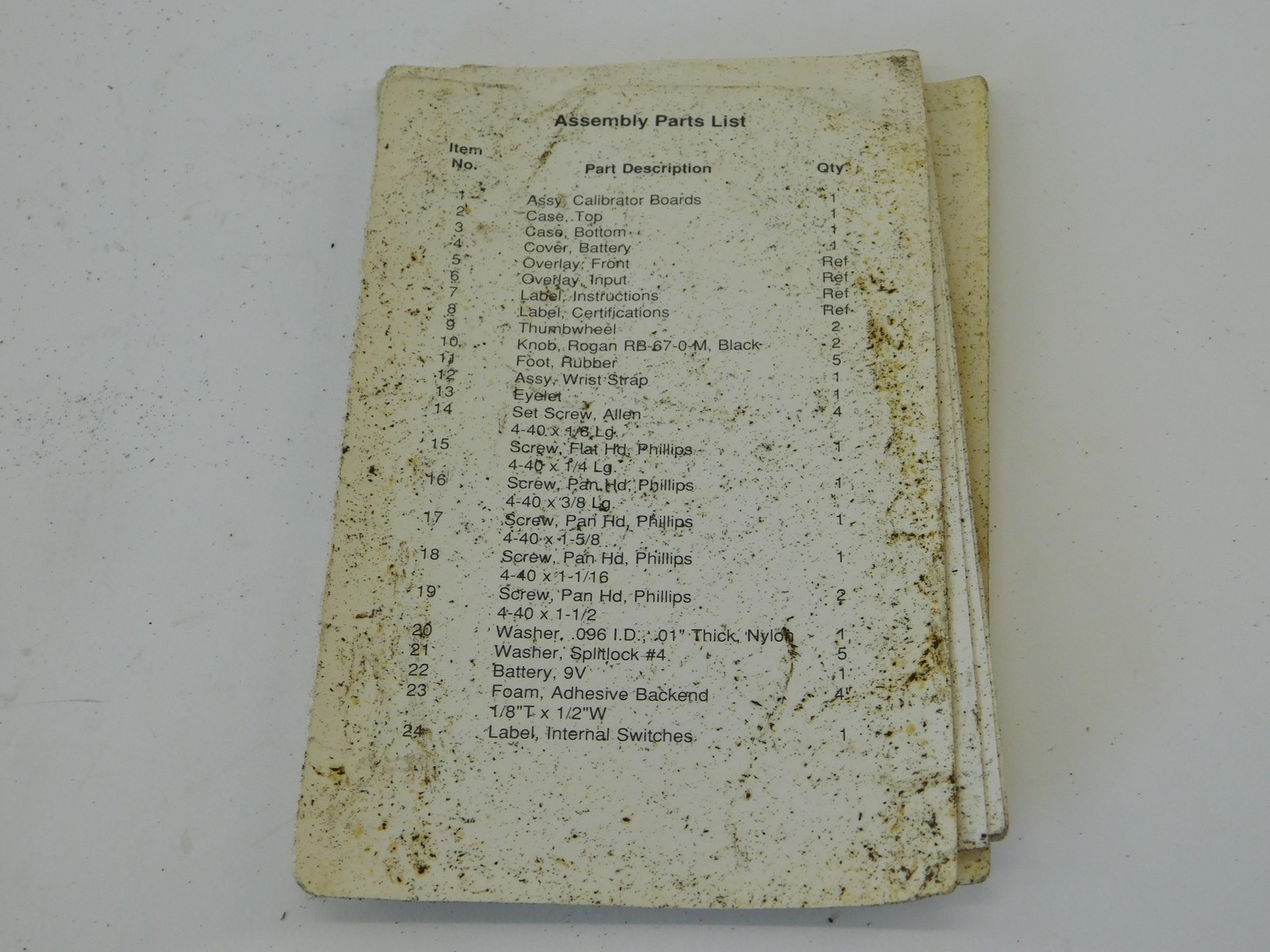 Omega CL-474 Calibrator