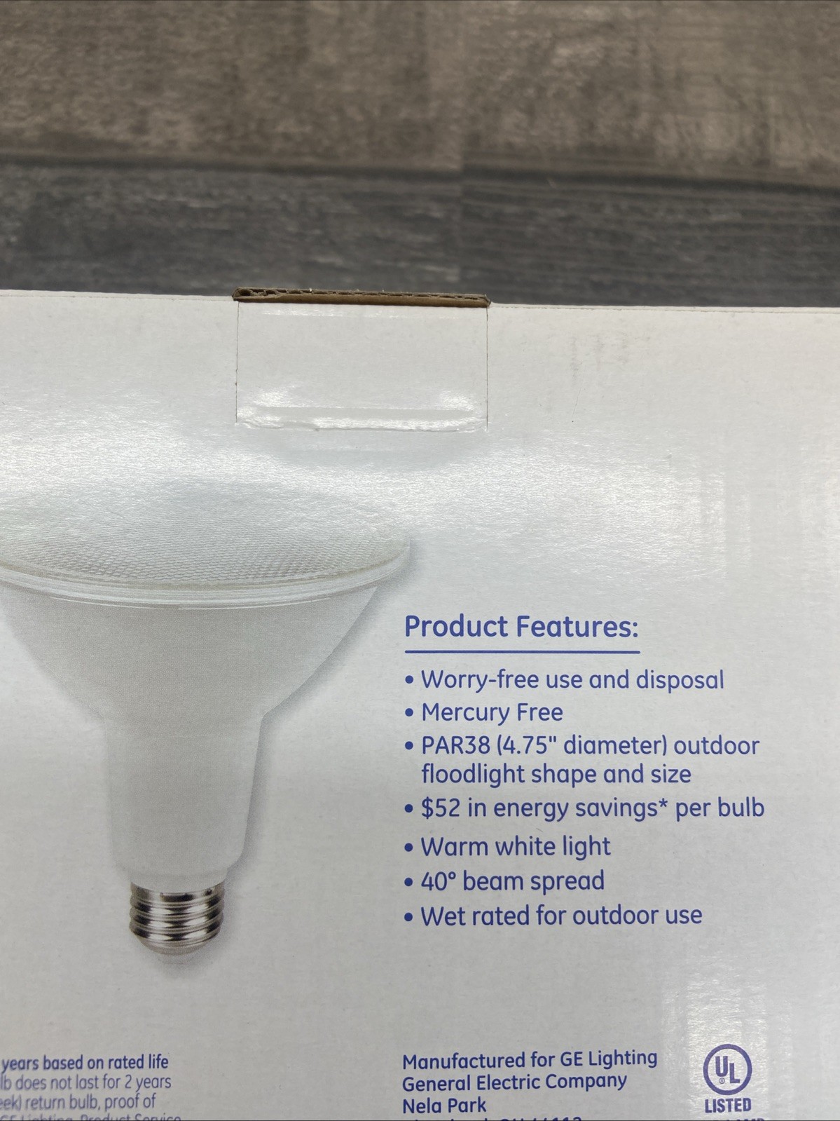 GE Basic LED Outdoor Floodlight 2 Bulbs 11w Lot Of 2 {E2}