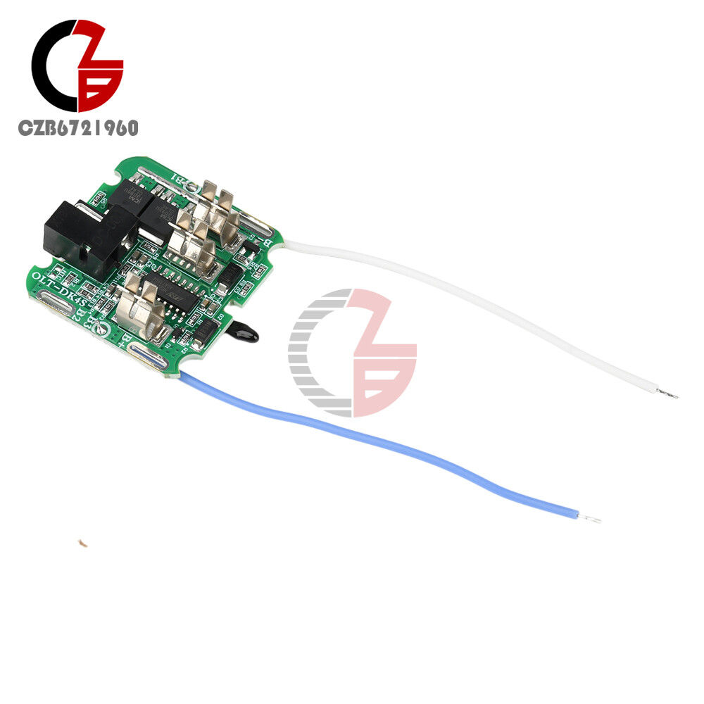 4S 16.8V 30A 18650 Li-ion Battery Protection Board BMS Dual MOS for Power Tool