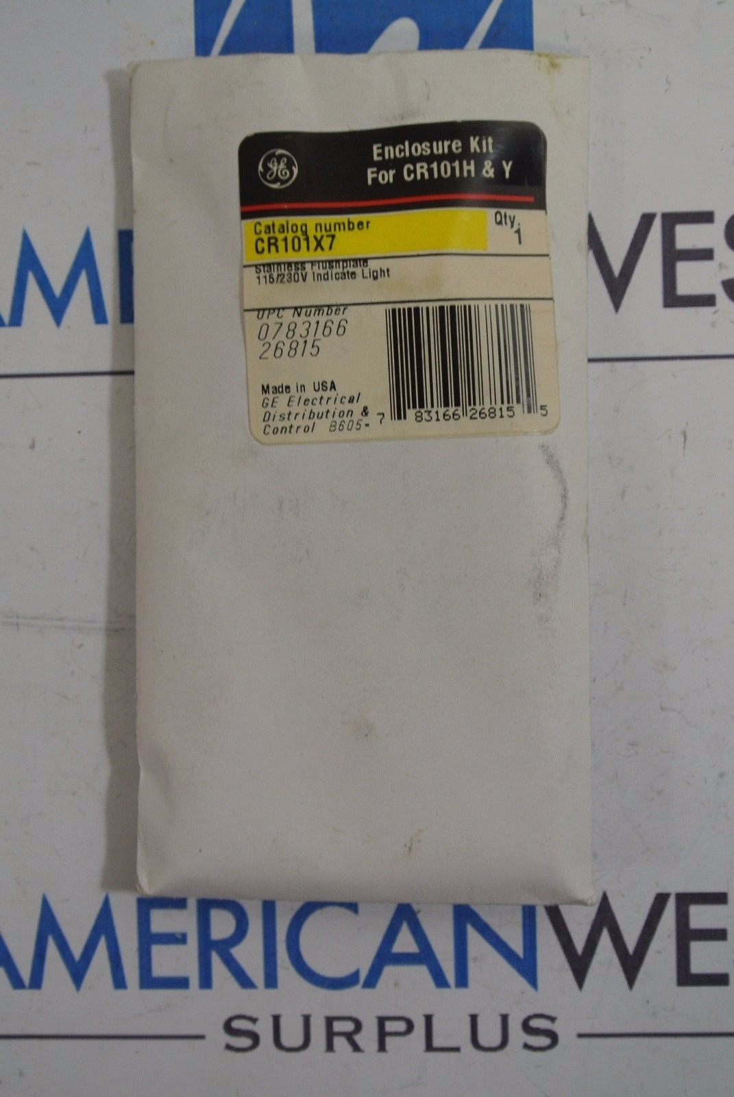 NEW – GE General Electric CR101X7