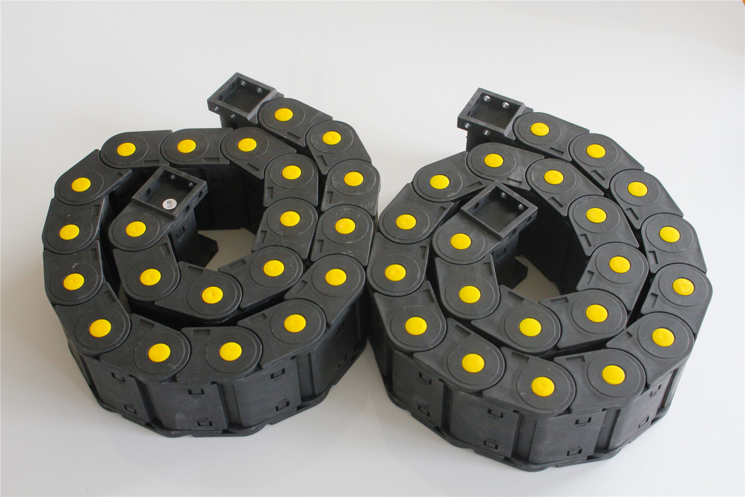 2X R55 25mm x 57mm Closed Can Open Cable Drag Chain Wire Carrier 1M US Shipping