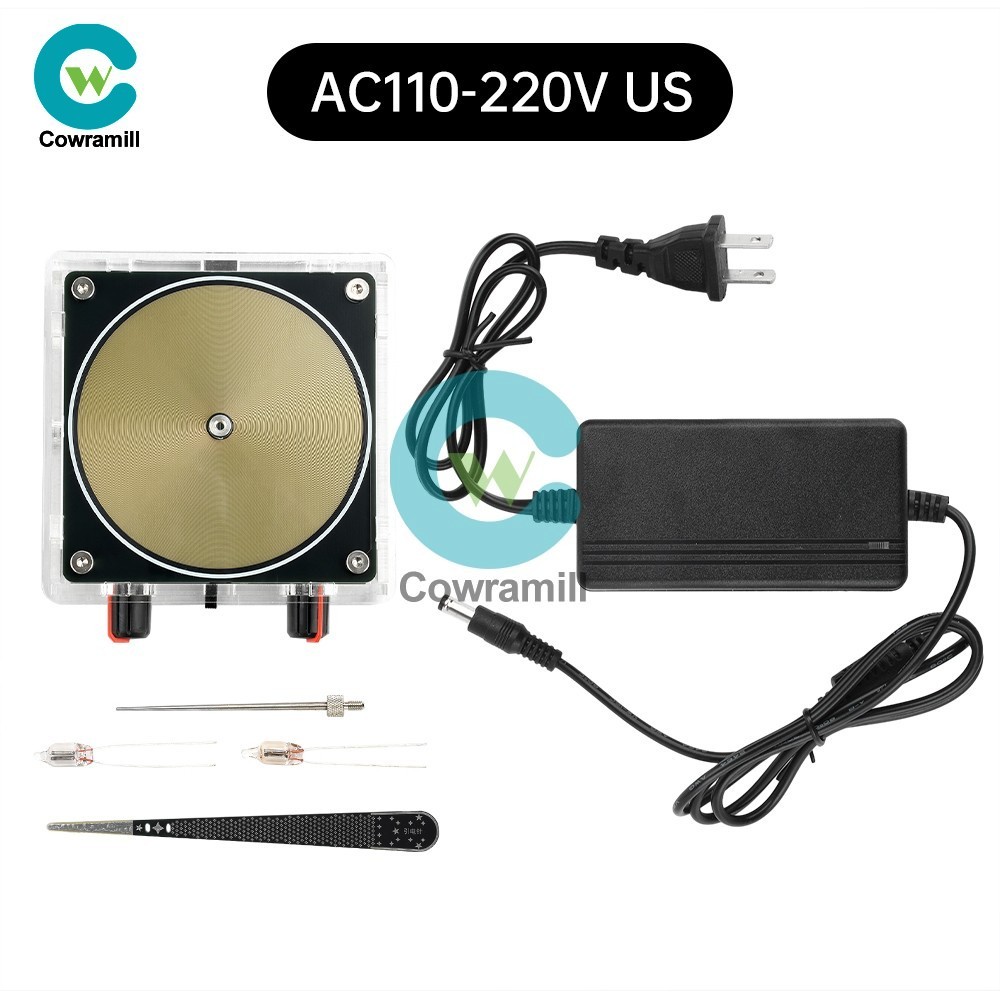 AC110-220V Dual Mode Bluetooth Music Tesla Coil Artificial Lightning Touchable