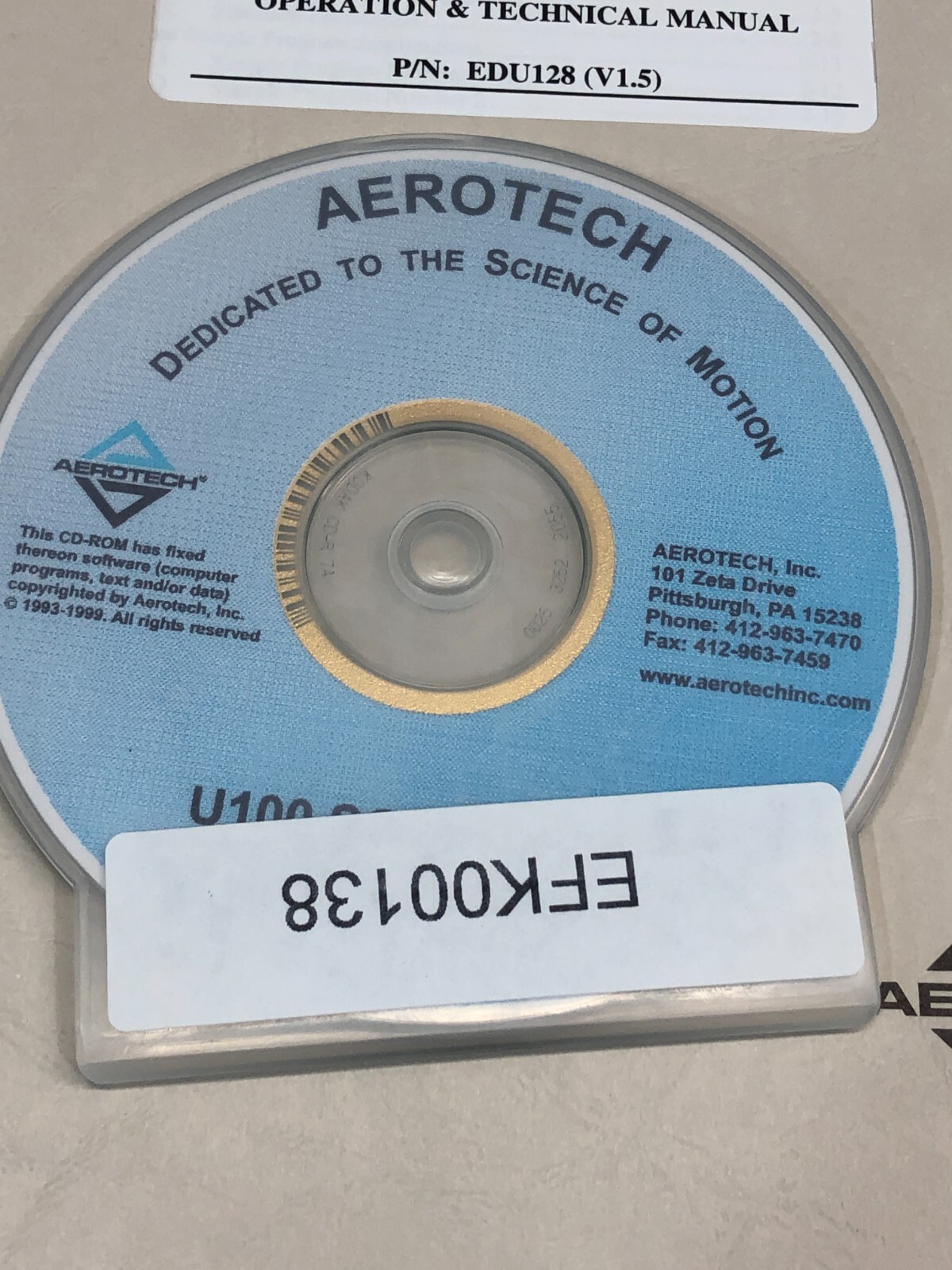 AEROTECH MX10-A-2M MOTION CONTROLLER,EDU128,ES13518-1,EFK00138, 159079