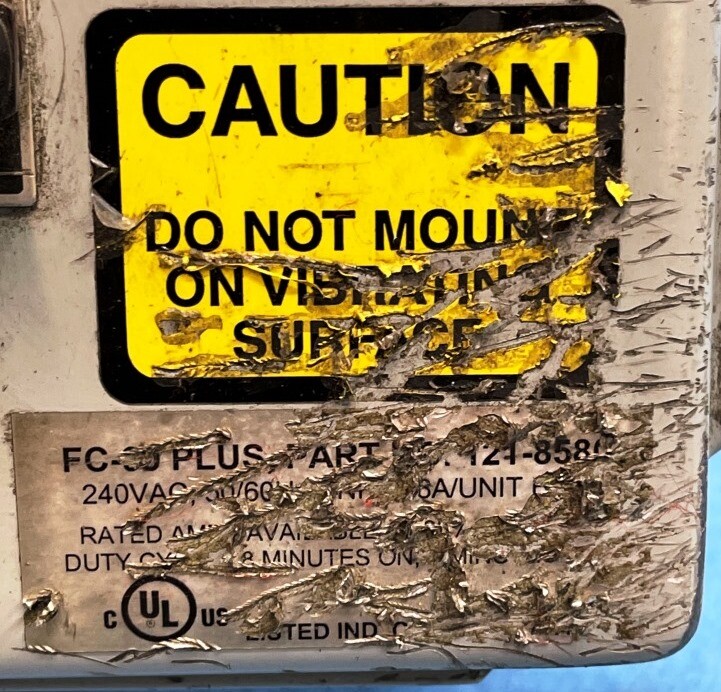 RODIX FEEDER CUBE FC-99 PLUS 121-8580 240 VAC 50/60 HZ