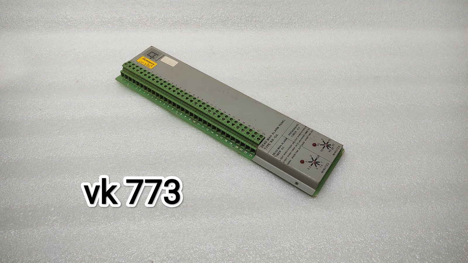 AUTRONICA KR-13A DEAD MAN ALARM PANEL KR-13A