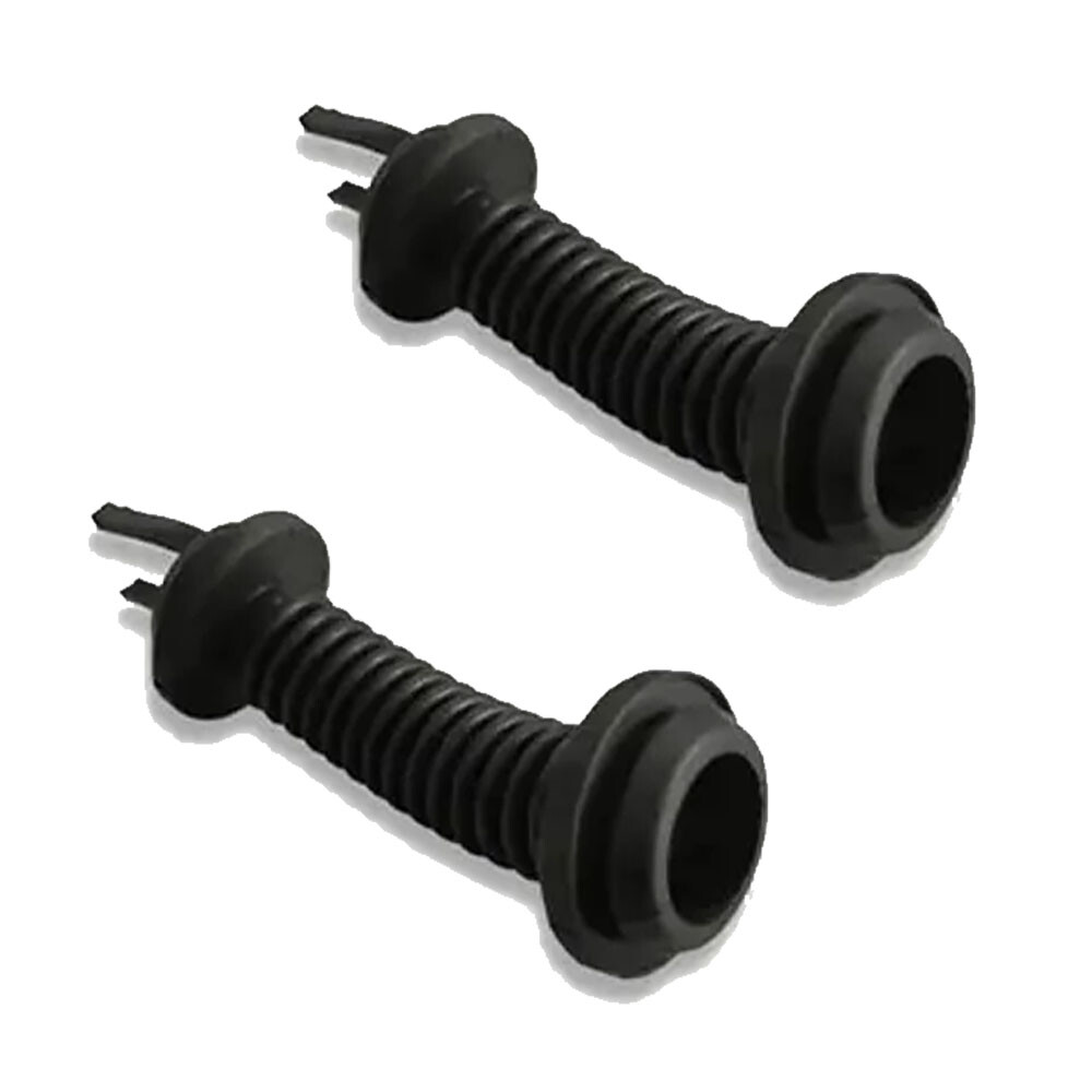 2 PCS 30*30mm Car Harness Wiring Door Tube Rubber Sleeve Dust-proof Tubes US