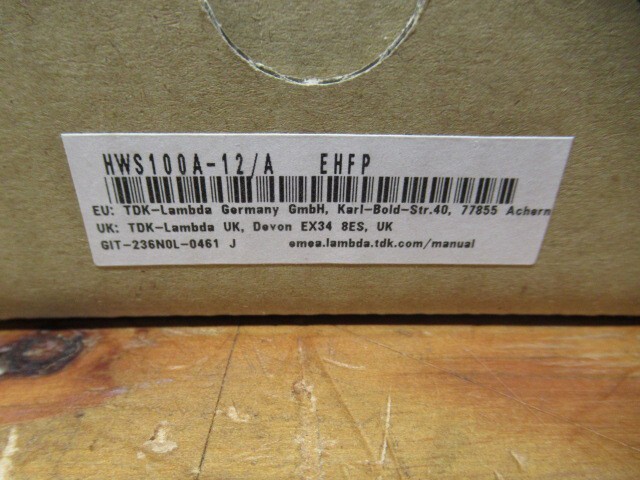 1PCS TDK-LAMBDA HWS100A-12/A NEW IN BOX