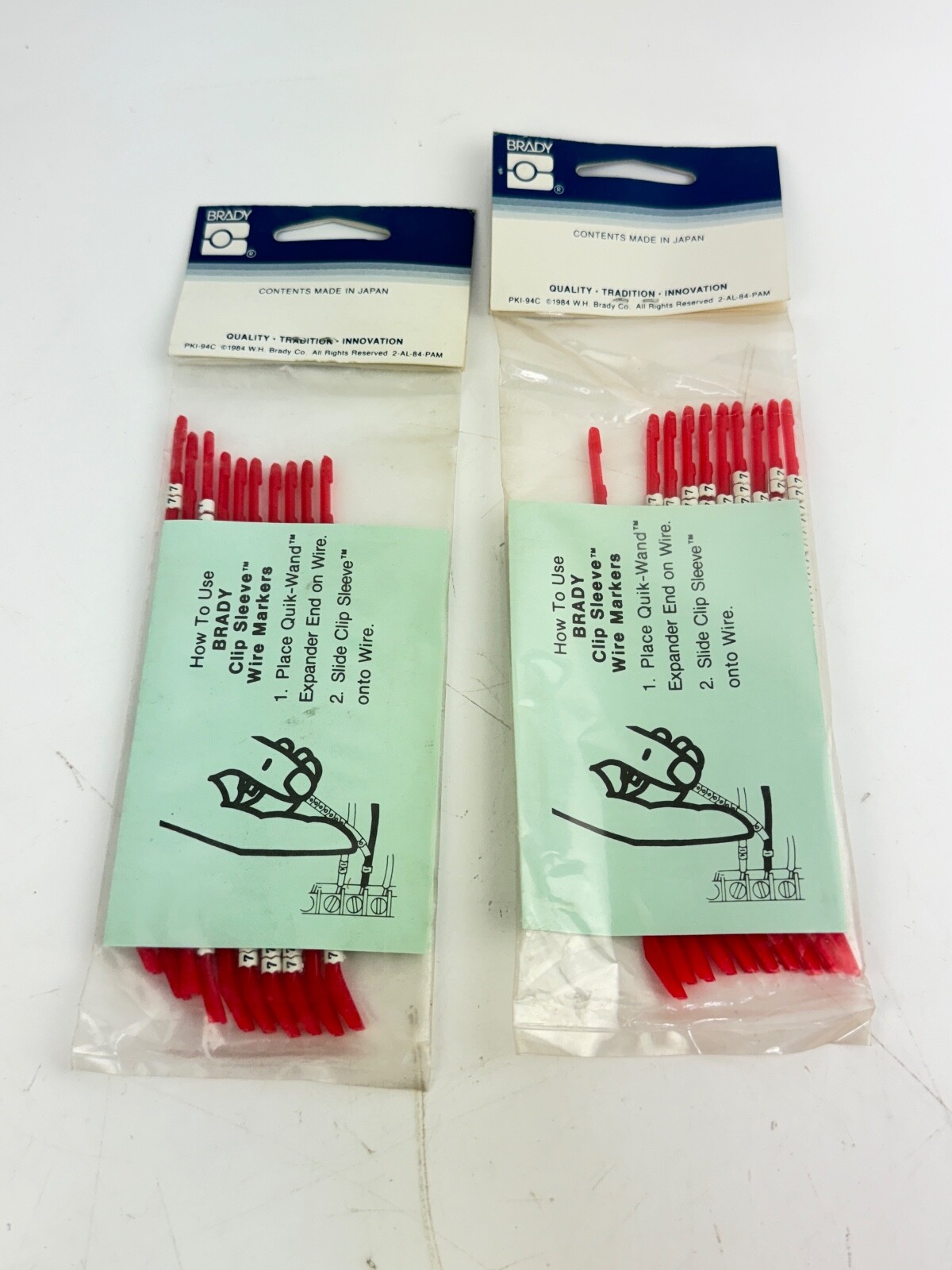Brady Wire Marker Wand SCN-10-7 *LOT OF 2*