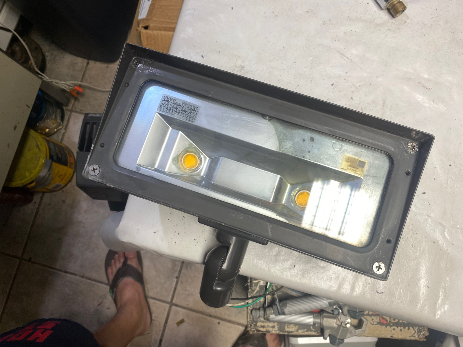 RAB LIGHTING FFLED39Y LED Floodlight 44W 120V (4 PARTS) #4