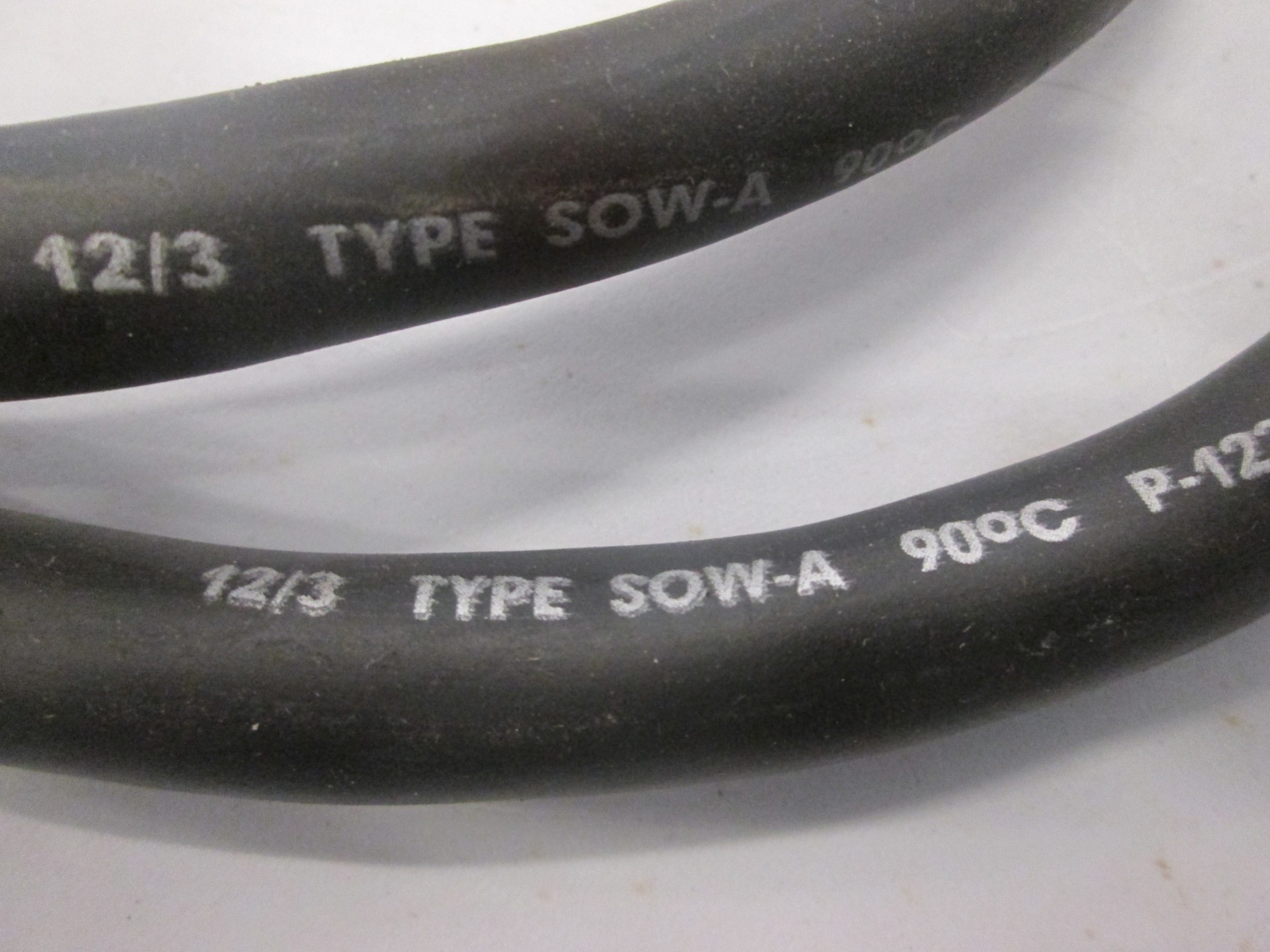 Carol, P-123-70-MSHA, Type SOW-A, 12/3, Power Cord Cable, 46″, Used