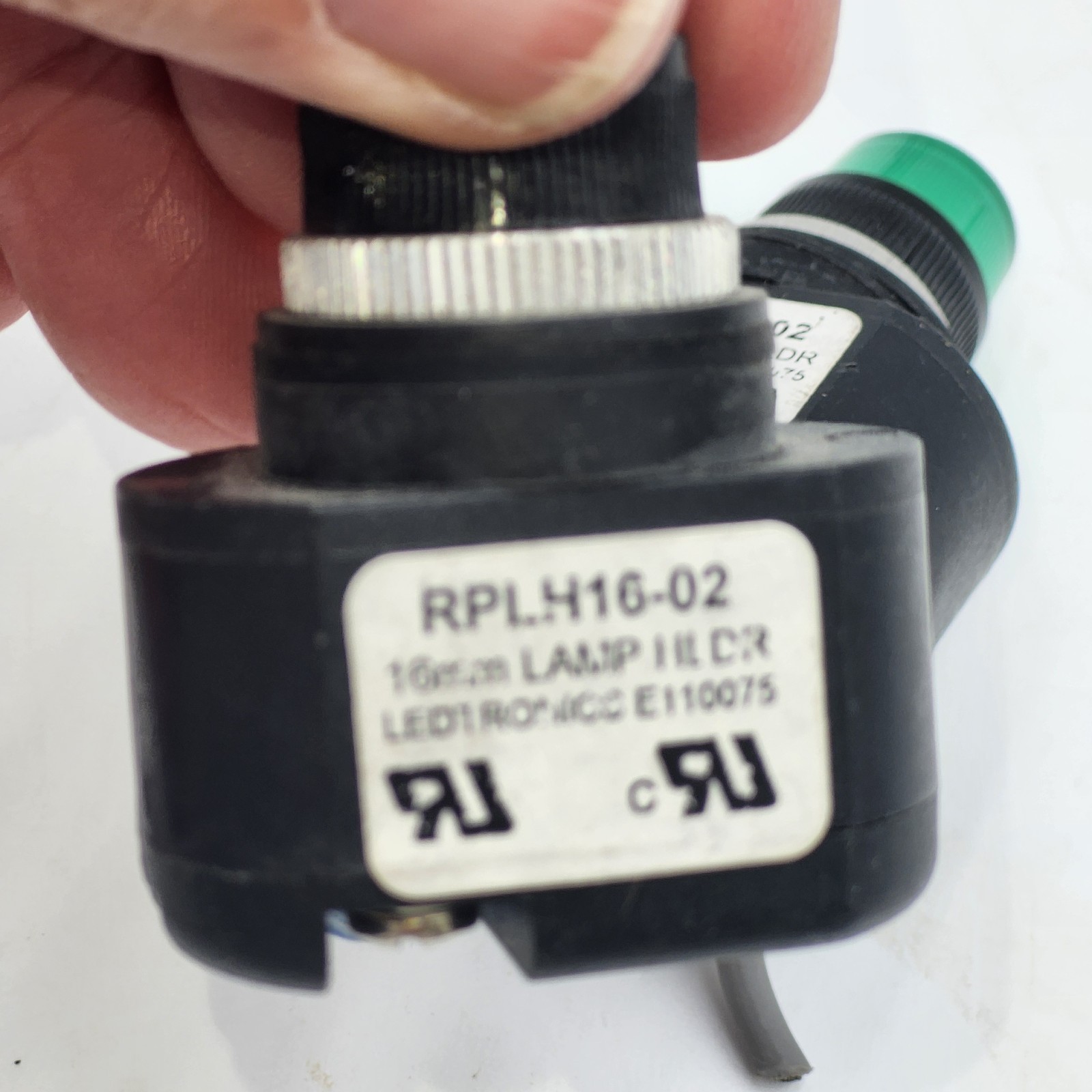 LEDTRONICS RPLH16-02 16MM LAMP 16mm Green & Red LED Panel Mount Indicator Light