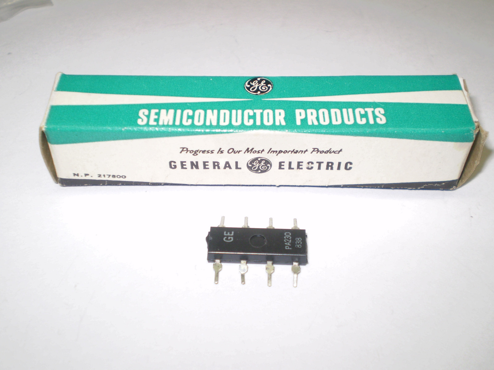 Vintage GE General Electric PA-230 PA230 High Gain Amplifer /Op Amp, IC, Qty (2)