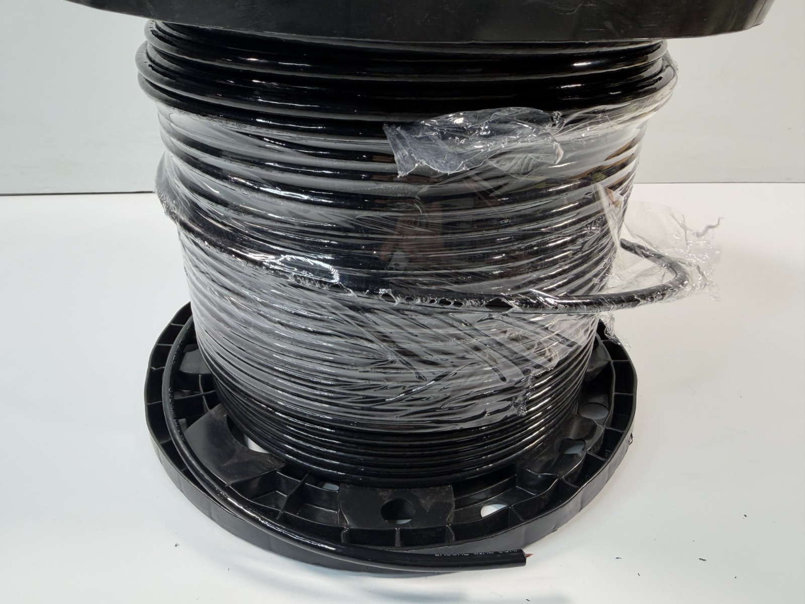 (500FT) Encore Wire 6 AWG THHN Black Stranded SuperSlick Elite 6 Gauge NEW