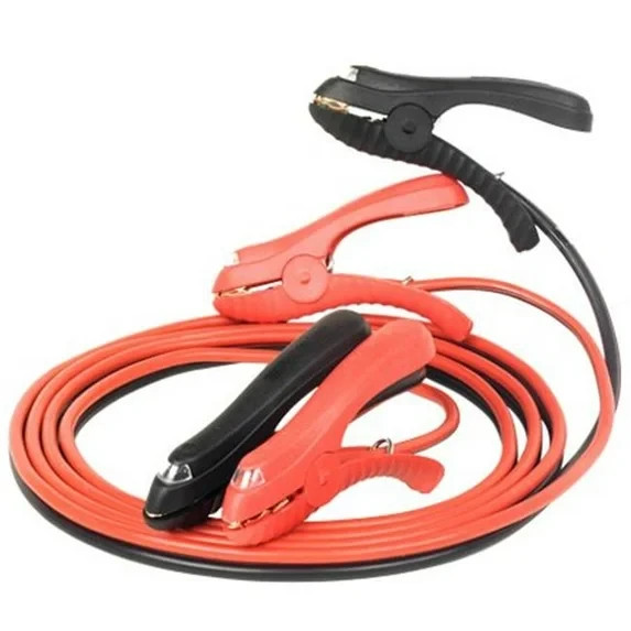 WOW LED Lighted Booster/Jumper Cables with Clamps 12 ft, 8-Gauge AWG 100AMP 7222