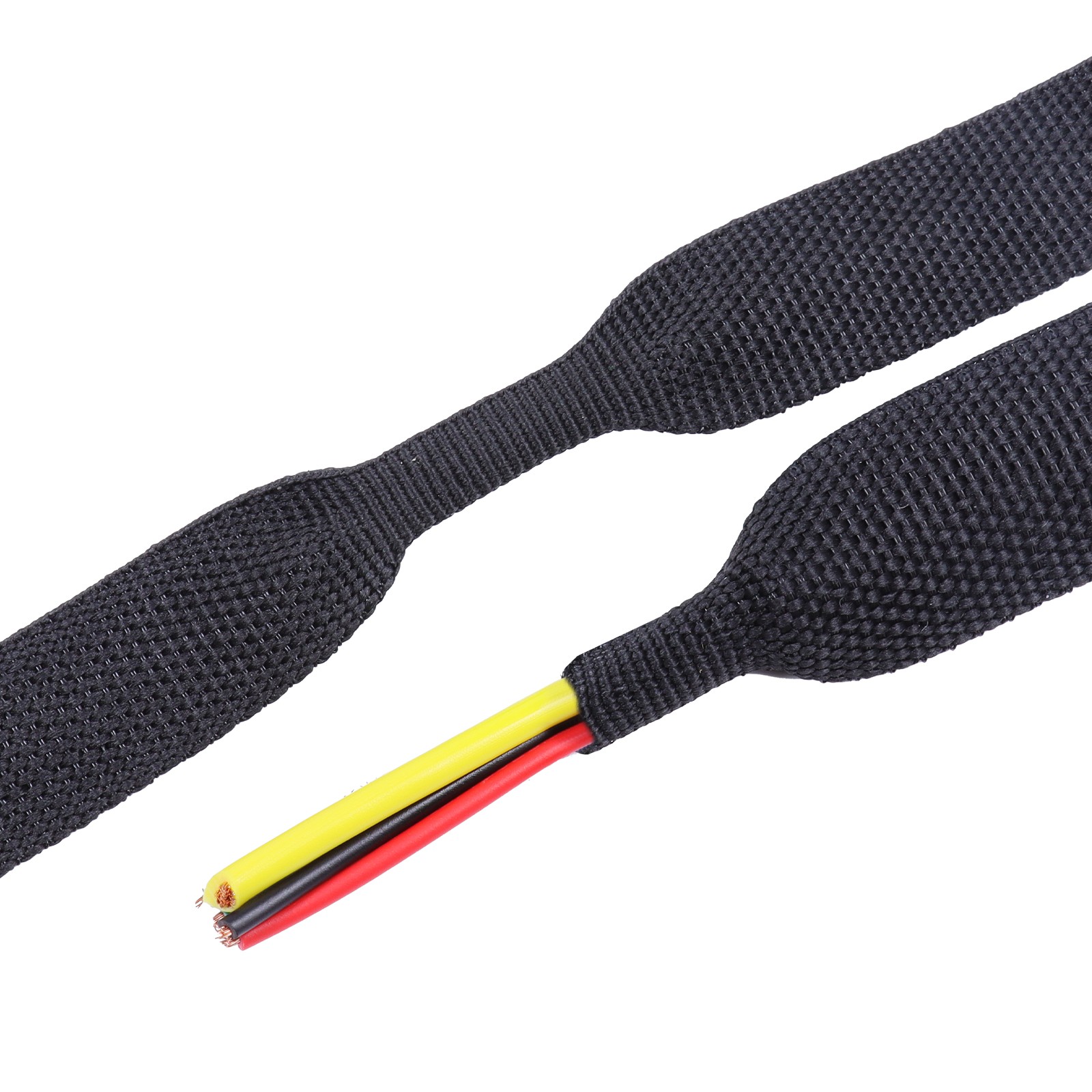 Heat Shrink Braided Wire Conduit 2:1 Ratio Flexible Wear-Resistant Sleeve Lot