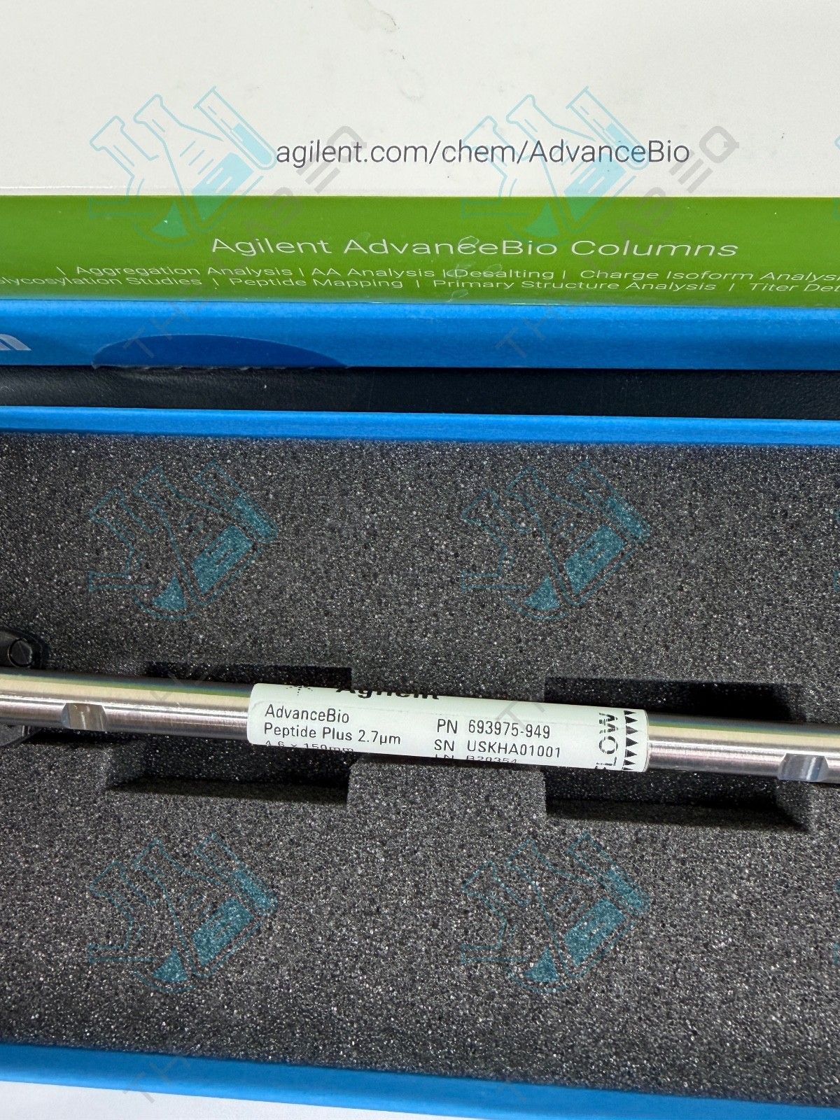 Agilent AdvanceBio Plus 4.6 x 150mm 2.7- Micron Chromatographic Column 693975949