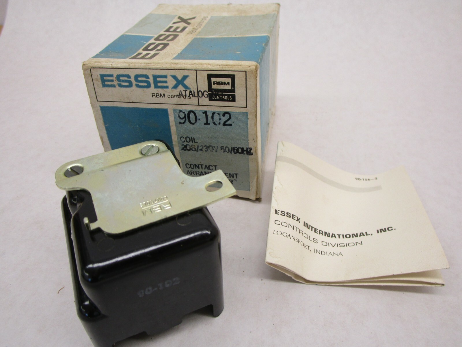 3 Essex 90-102 Contact Arrangement Spno Power RELAY, 208/230V 50/50hz NEW