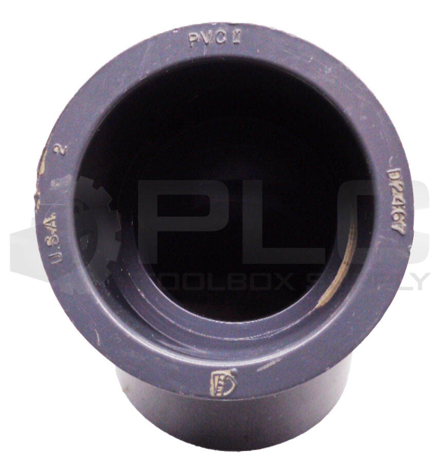 LOT OF 2 NEW LASCO SCH 80 2″ 45 DEGREE ELBOW FITTING