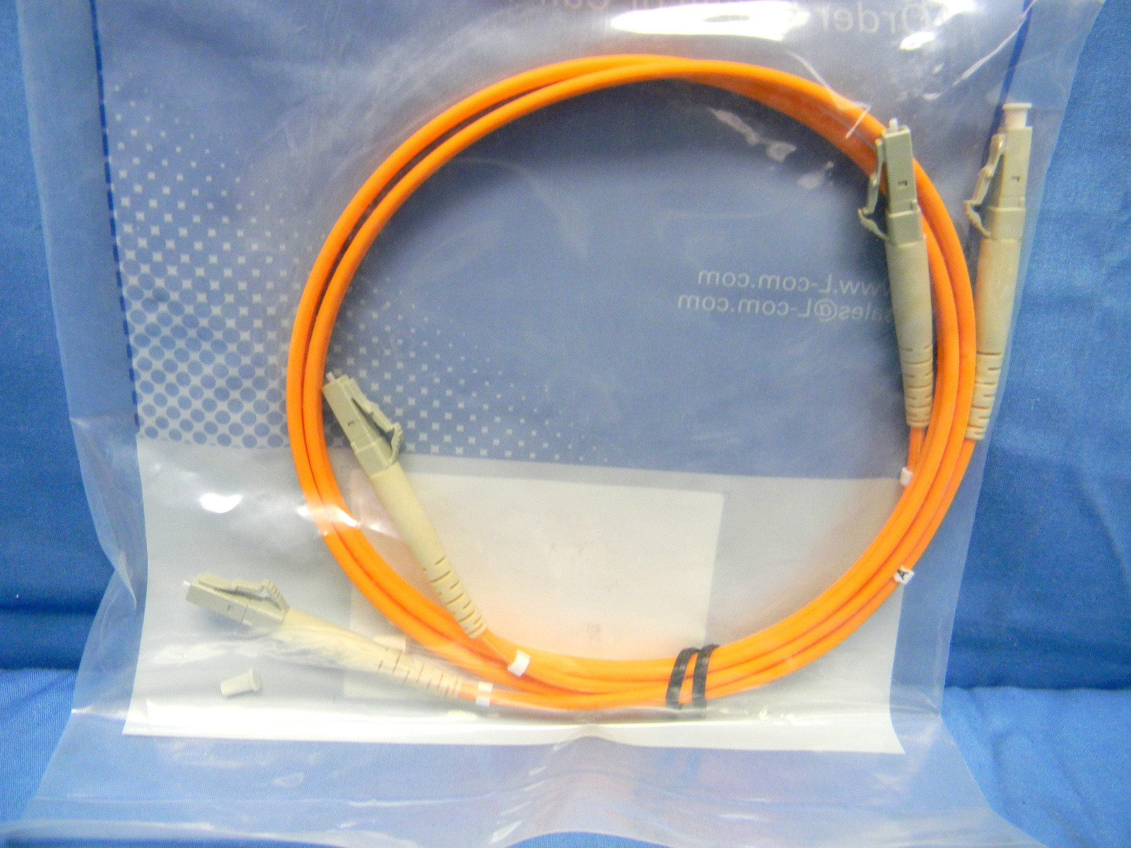 (5) NEW L-Com FODZLC50-01 OM2 50/125 Duplex Multimode Fiber Optic Cables