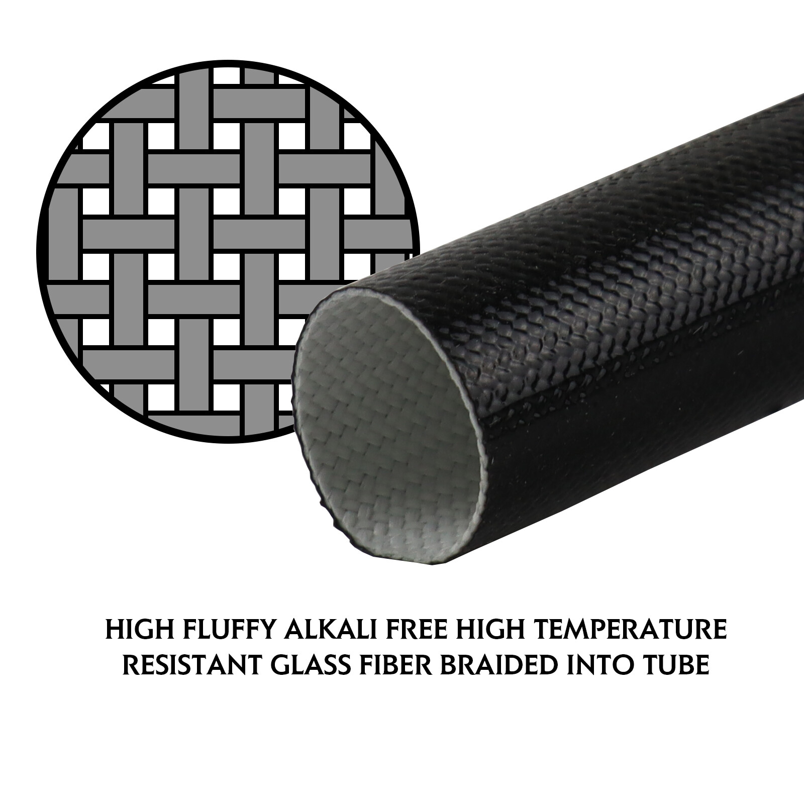 Fiberglass Sleeve Electric Wire Insulation Heat Resistant Wire Silicone Wrap Lot