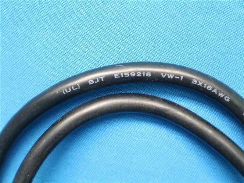 Baohing Volex CSA SJT LL112007-1 VW-1 E62405SP Power Cord 188cm w/ Damage