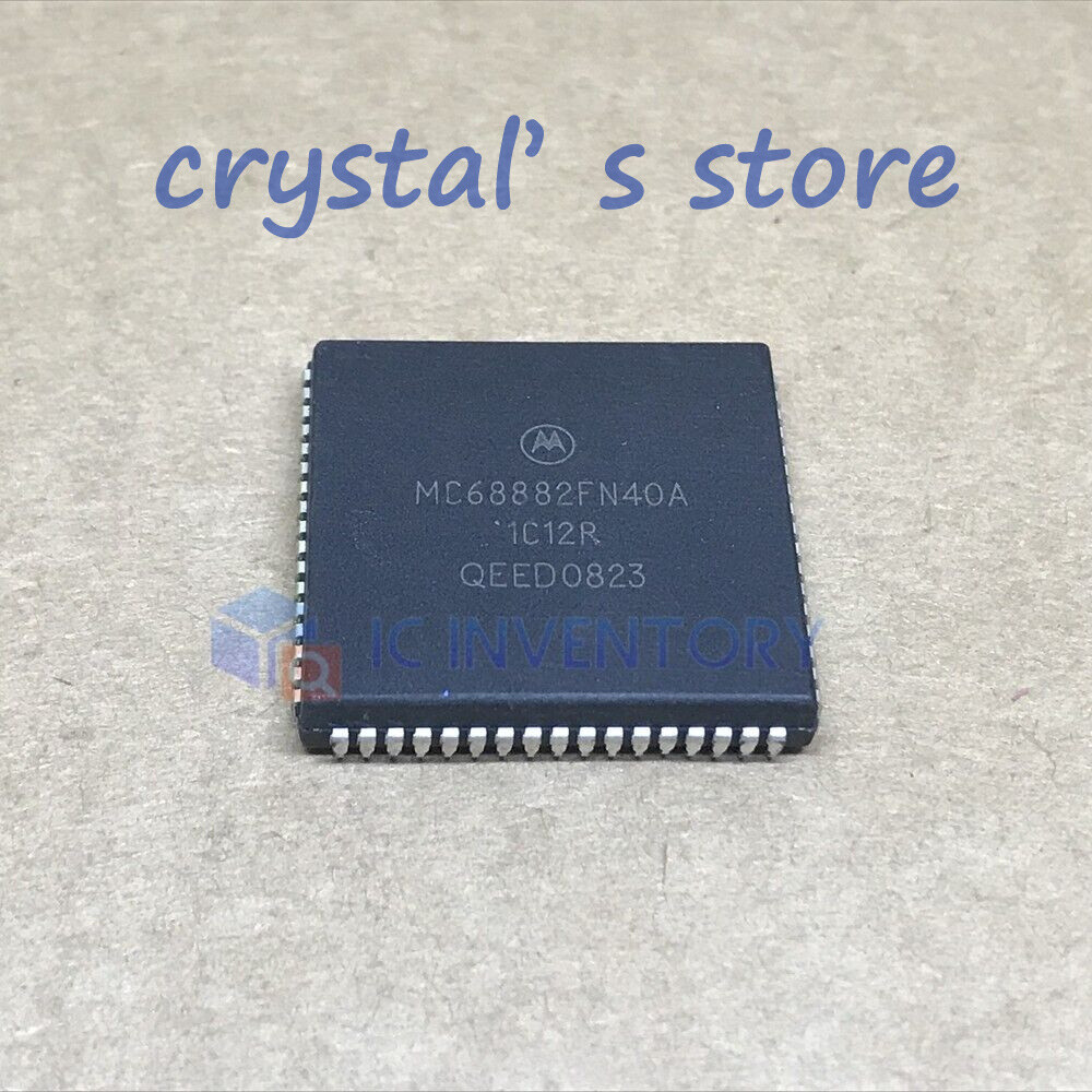1PCS New MOT MC68882FN40A MC68882FN PLCC68 HCMOS Enhanced New