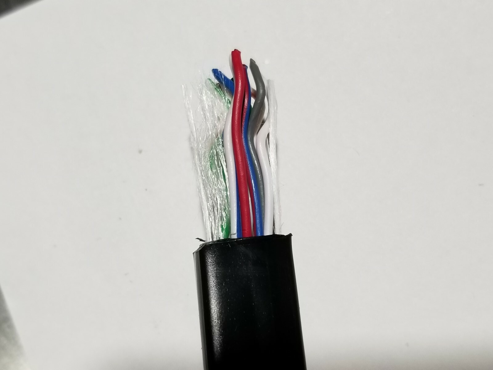 General Cable 2090018 22/6P NM Support Telephone Service Drop Wire ASW Blk/50ft
