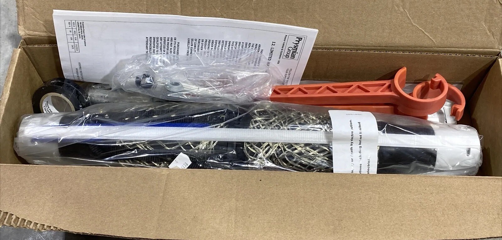 Prysmian Cable And Systems CUS53216WE, 1/C Straight Splice New