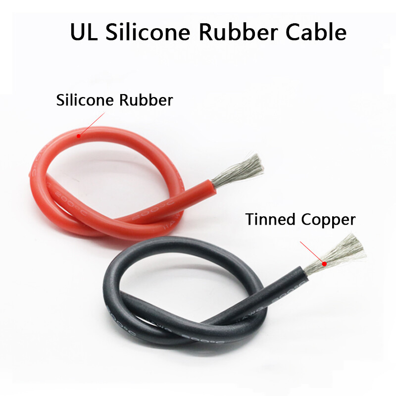 UL 2-30 AWG Silicone Wire Ultra Flexible Tinned Copper high temp 200 deg C 600V