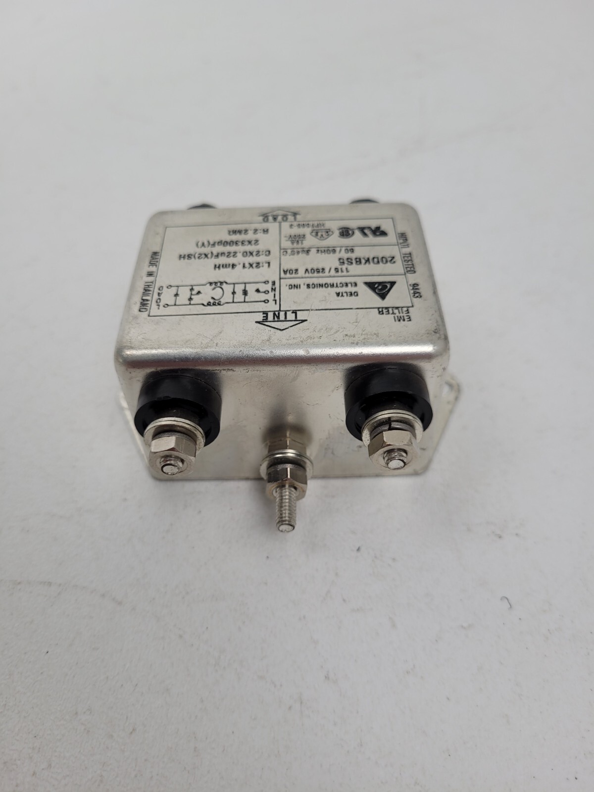 20DKBS5 Delta Electronics 250V 20A Filter Terminal – Next Day Option