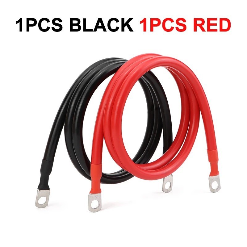 8AWG 6AWG 4AWG Battery Inverter Cable Set with Terminals 20/30/40/50/60CM Strand