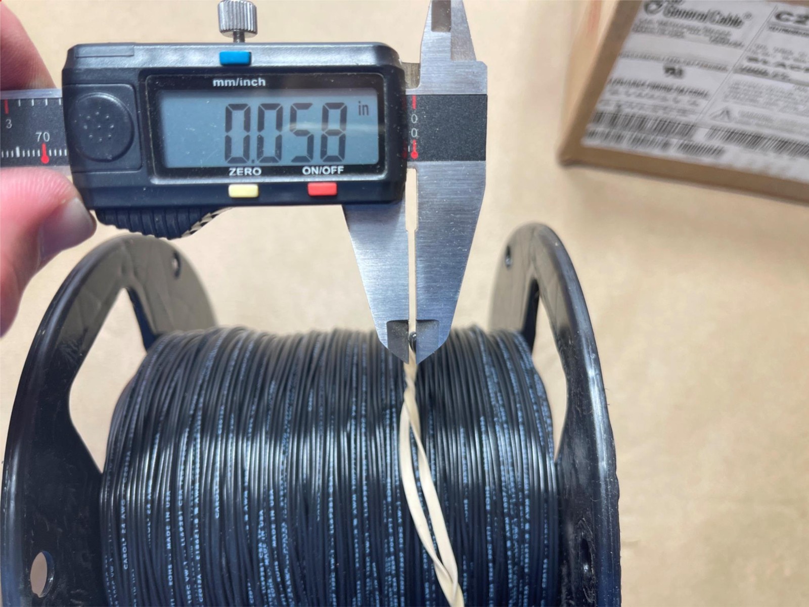 1000ft 24AWG Appliance Hook-Up Wire Cable 7/32 Strands/Conductor – Black