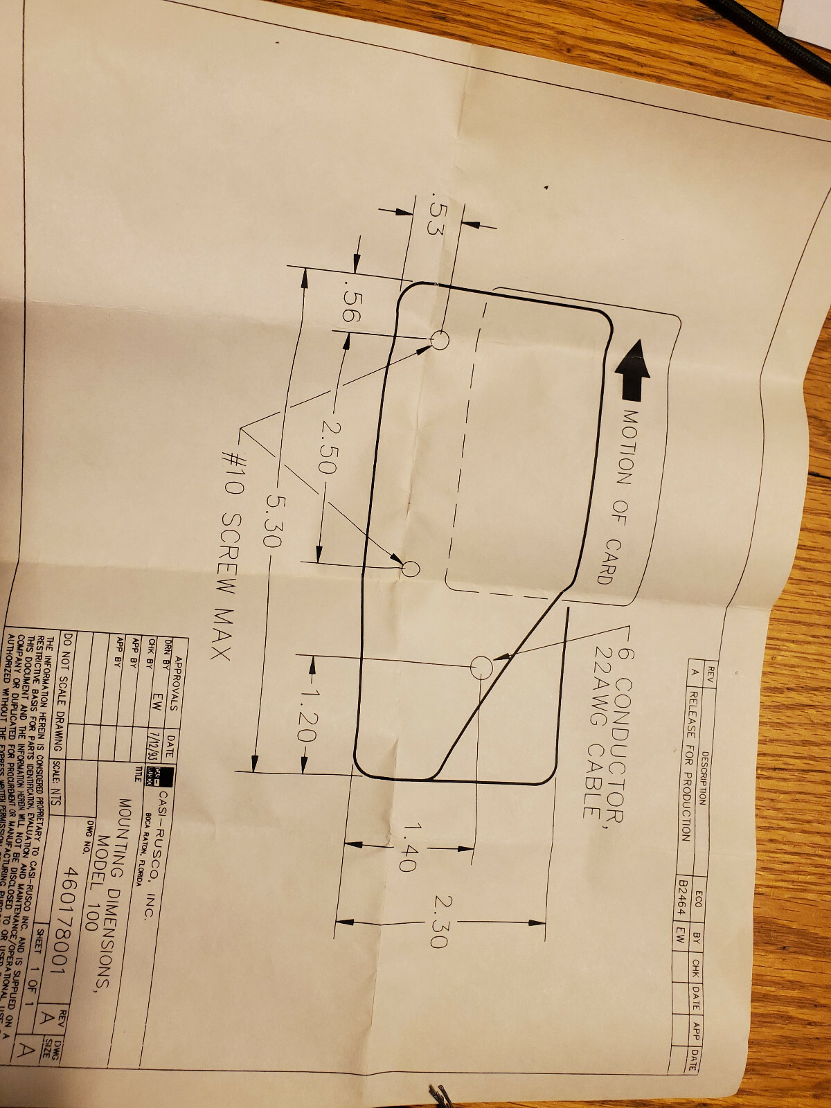 Sensor Engineering 30387 (PN3100330) Reader Private Label Casi Rusco 430094001