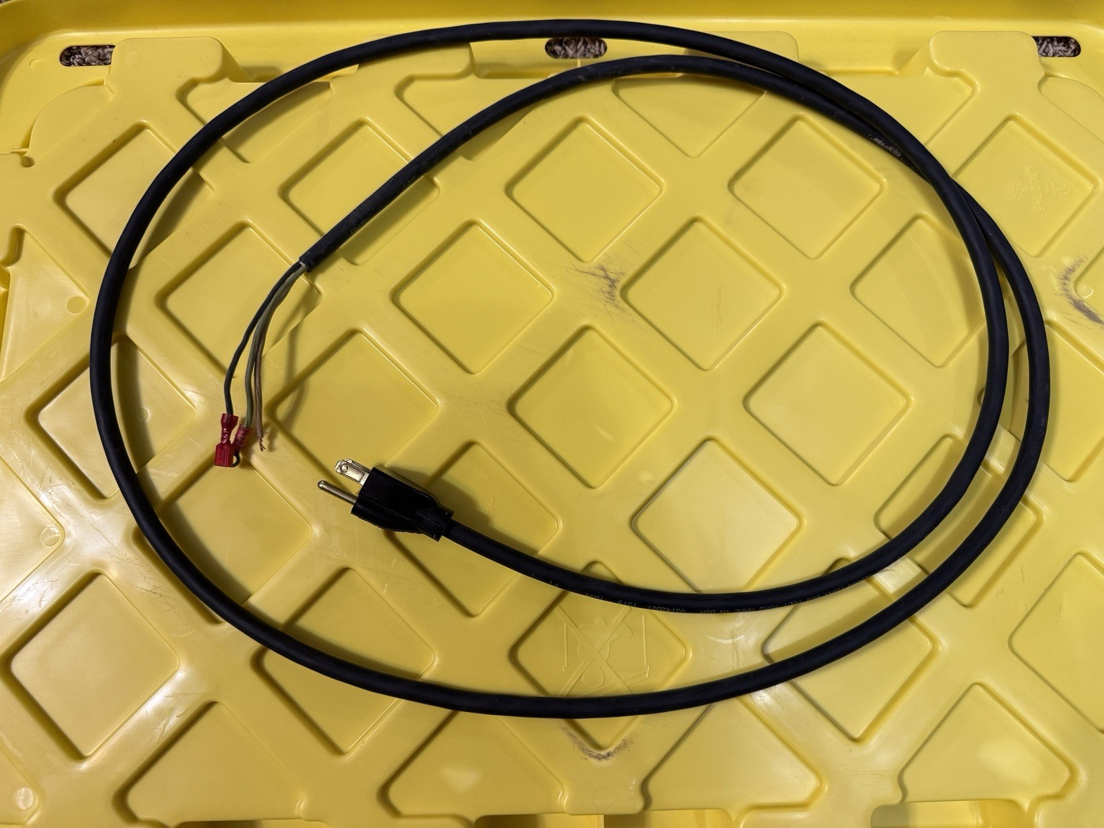 Carol 3/C 18 AWG P-7K-123033 Power Cord Approx. 7.5’ Long