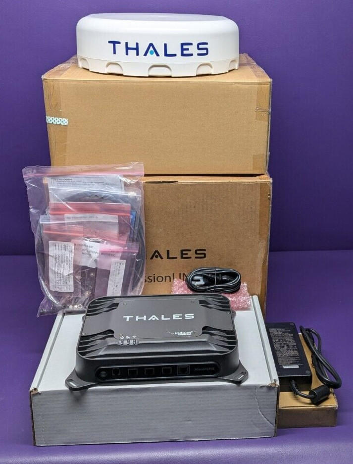 New Thales MissionLINK 700 Vehicular Satellite Internet System Kit MF350BV