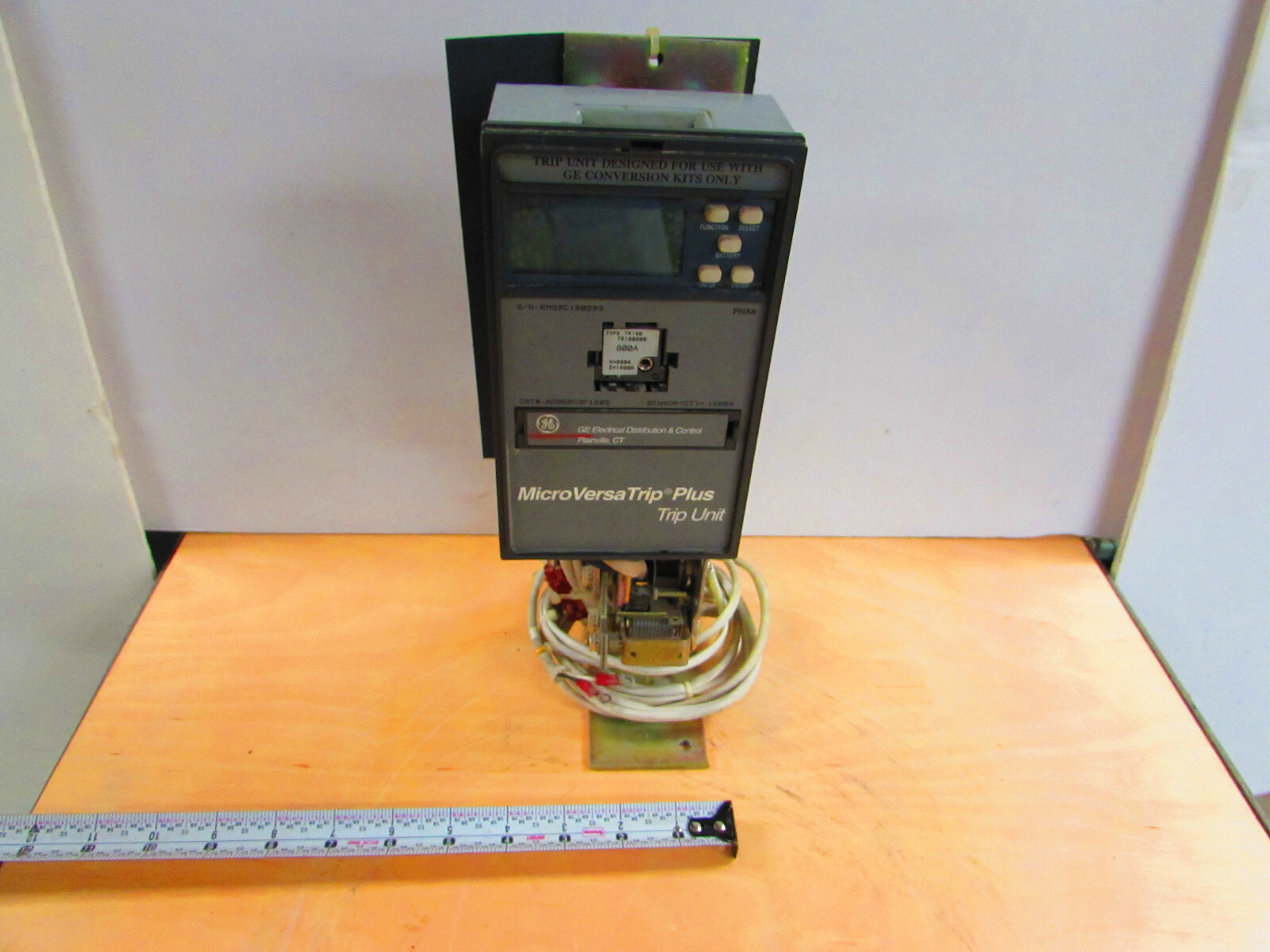 GE ADB50C3F1605 MICRO VERSA TRIP PLUS TRI16B800 TRIP UNIT 800A ***XLNT***