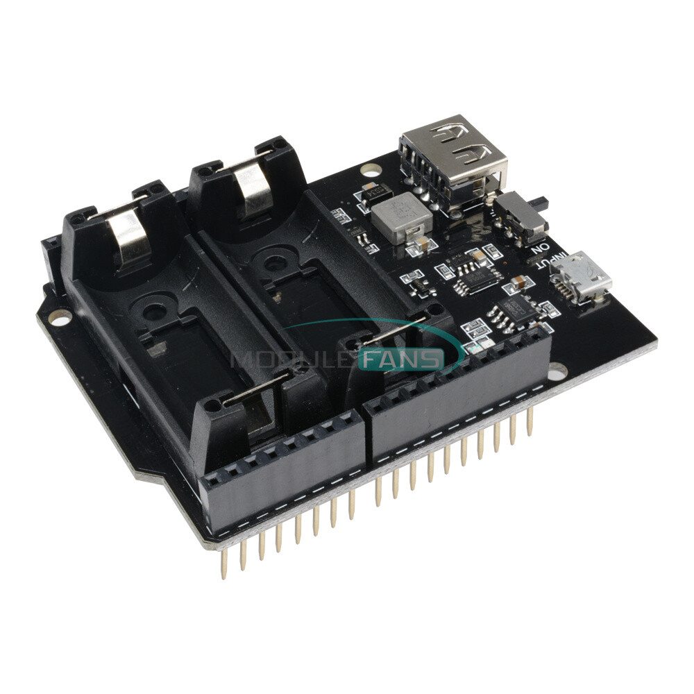16340 Battery Shield ESP8266 ESP32 Power Bank Supply Module for Arduino UNO R3