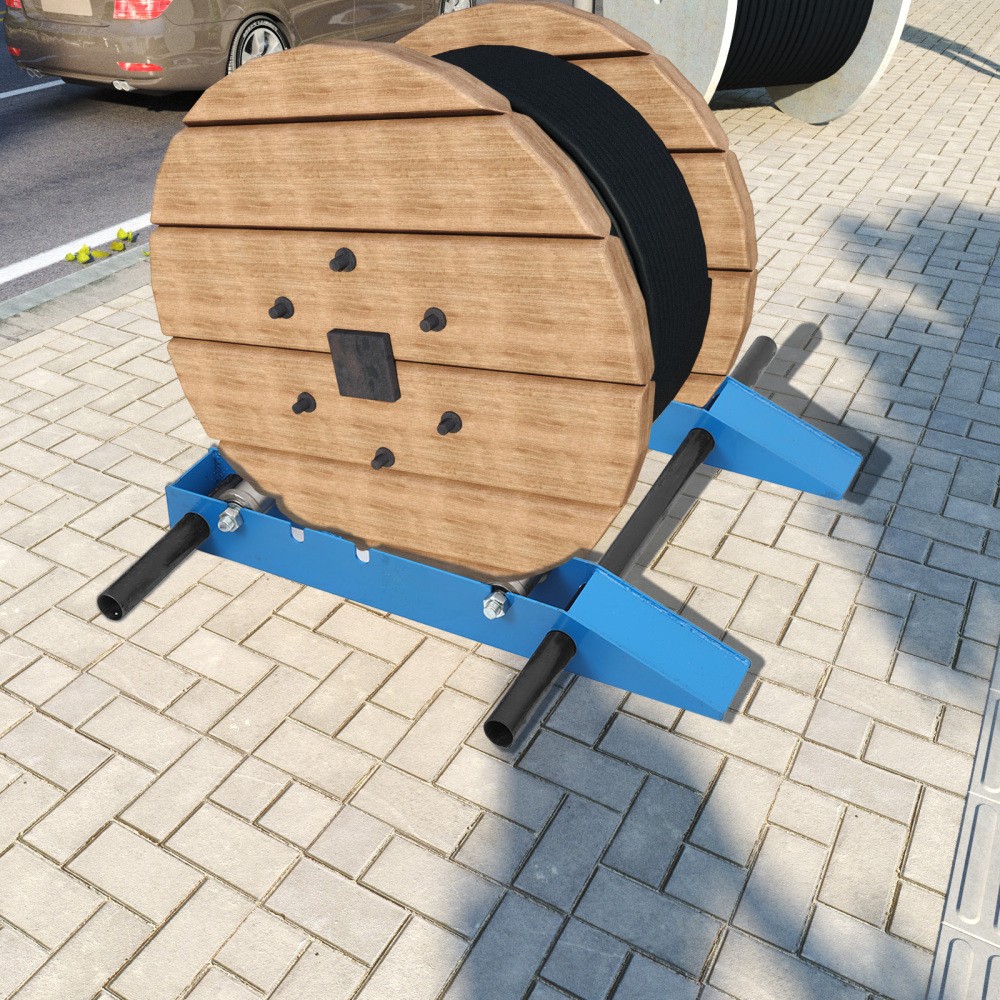 Cable Drum Roller Reel Dispenser Cable Roller Stand for Wire Reel Diameter