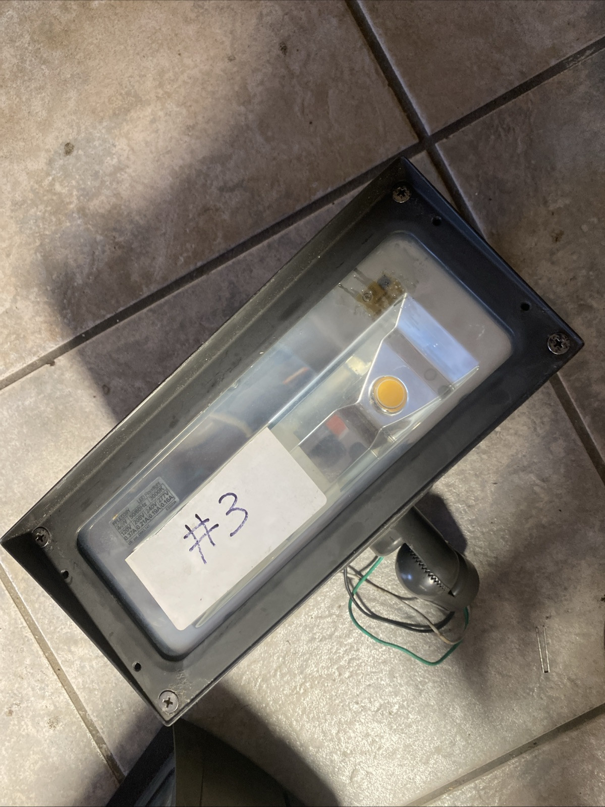 RAB LIGHTING FFLED39Y LED Floodlight 44W 120V (4 PARTS) #3