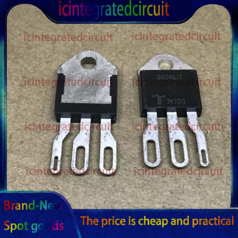 Lot of 2PCS Q6040J7 Encapsulation:TO-218X,Alternistor Triacs