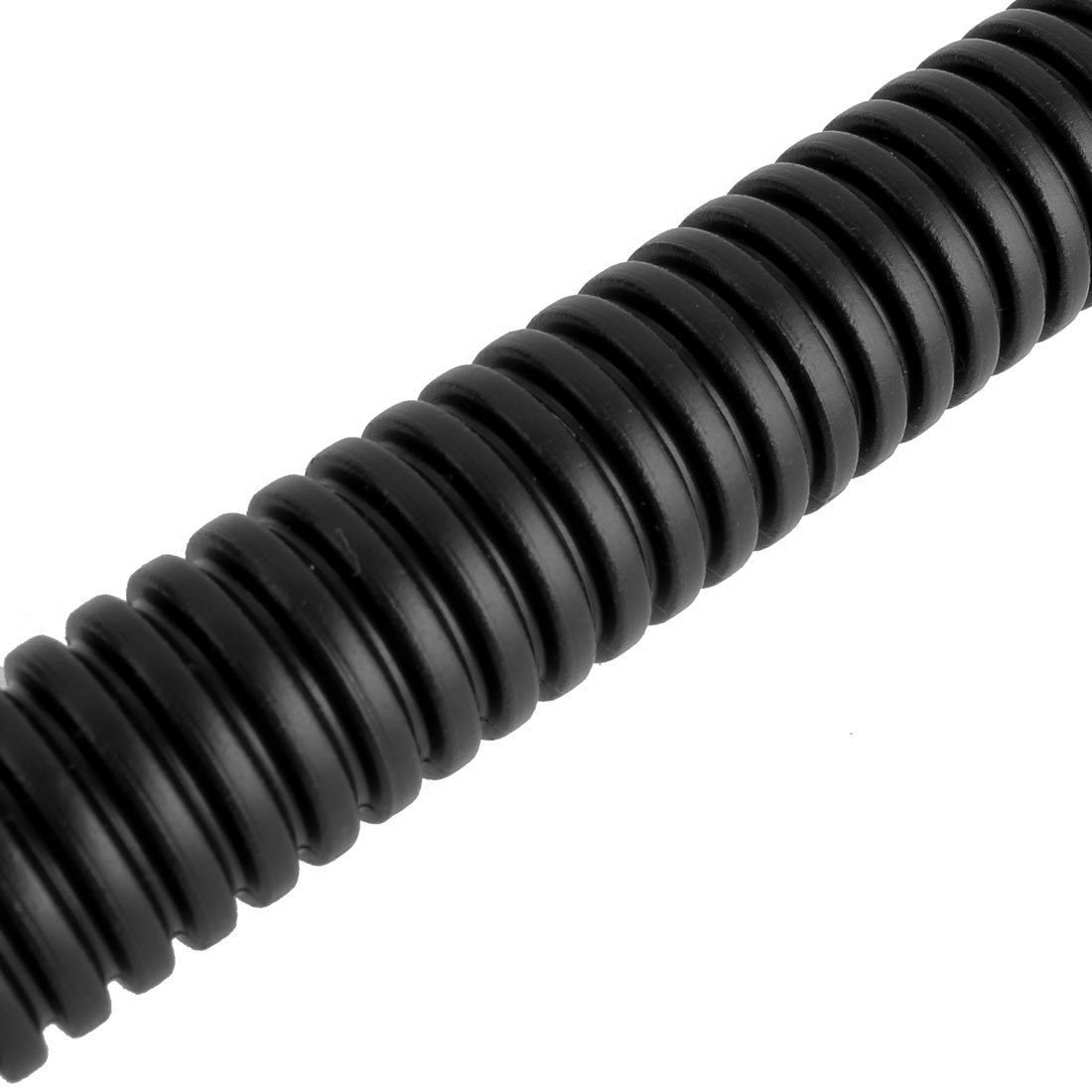 6.2 M 17 x 20 mm Plastic Corrugated Conduit Tube for Garden,Office Black