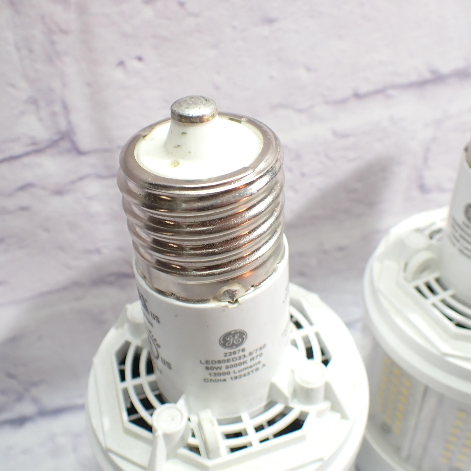 GE LED80ED23.5/750 LED Retrofit Lamp Lot Of 4 80W 5000K 12000 Lumen Mogul Base