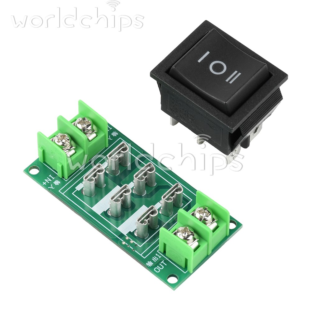 DC 0-120V DC Motor Controller Forward/Stop/Reverse Switch Module 5A 10A 20A