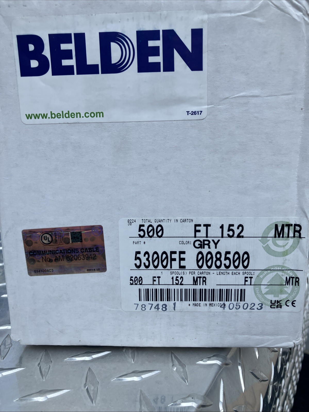 Belden 5300FE (500’) 18/2 Shielded