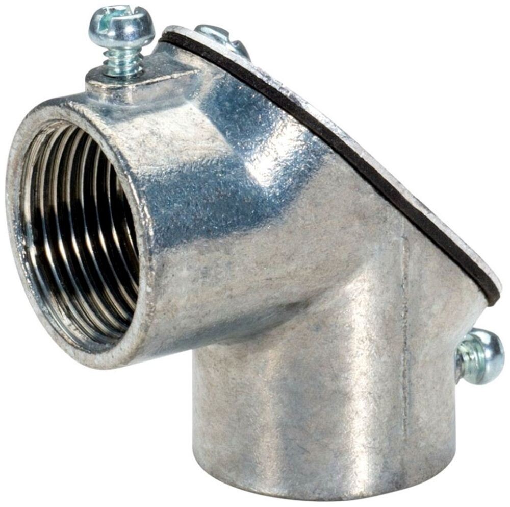 Southwire 351SS, 1/2″, Die-Cast, Combination, 90D, EMT/Rigid Pull Elbow, 1 pc
