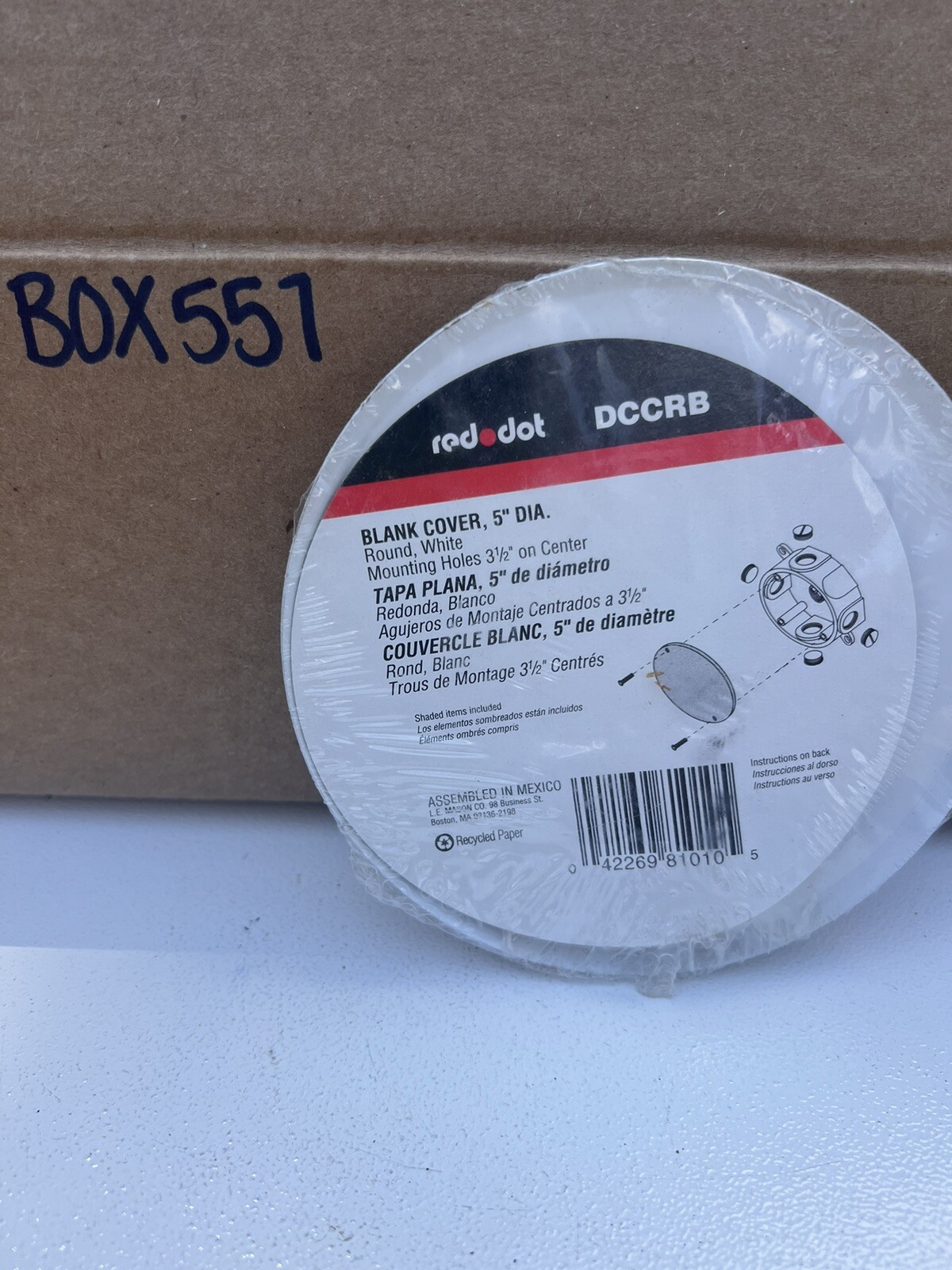Red Dot DCCRB Round Cover