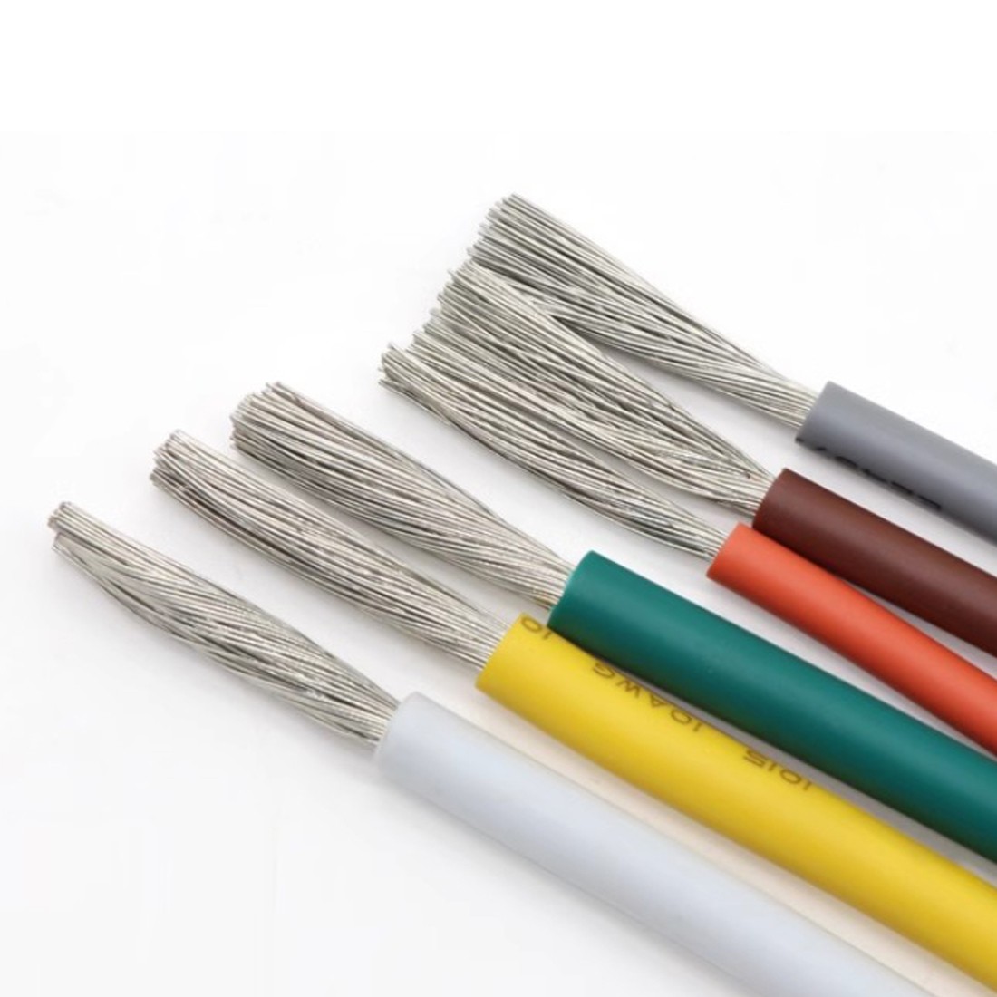 Any length UL1015 Electronic Flexible Wire Cable 8/10/12/14/16~24 AWG multicolor