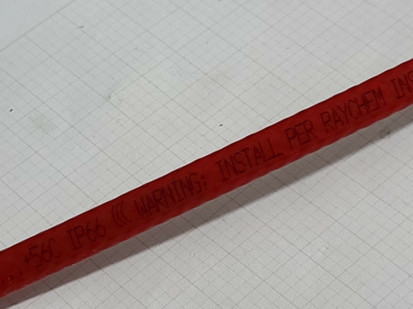nVent/Raychem 5XTV1-CT-T3 High Temp Self-Regulating Heat Cable 5W/Ft 120V /1ft